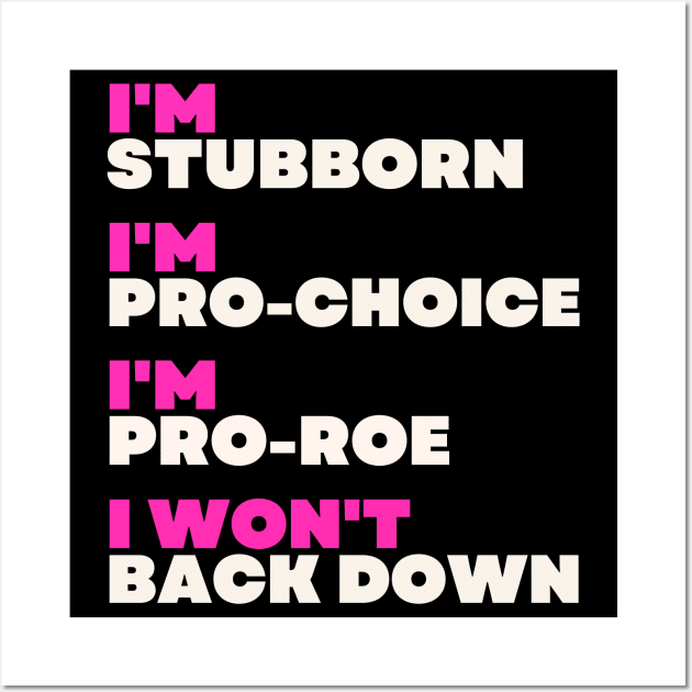 Pro-choice AF Wall Art by Santag